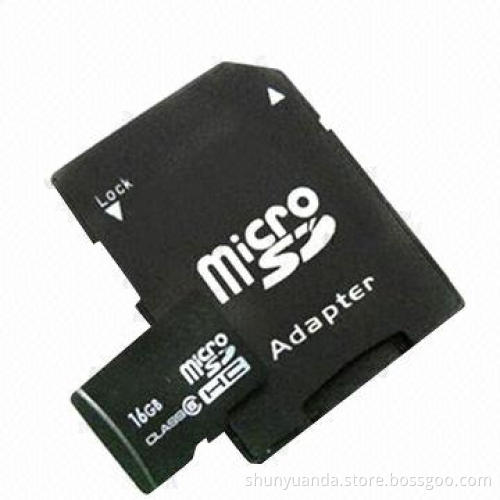 MicroSD cards with 1 to 32GB Capacity, Data Retention of 10-year and Plug-and-Play Function